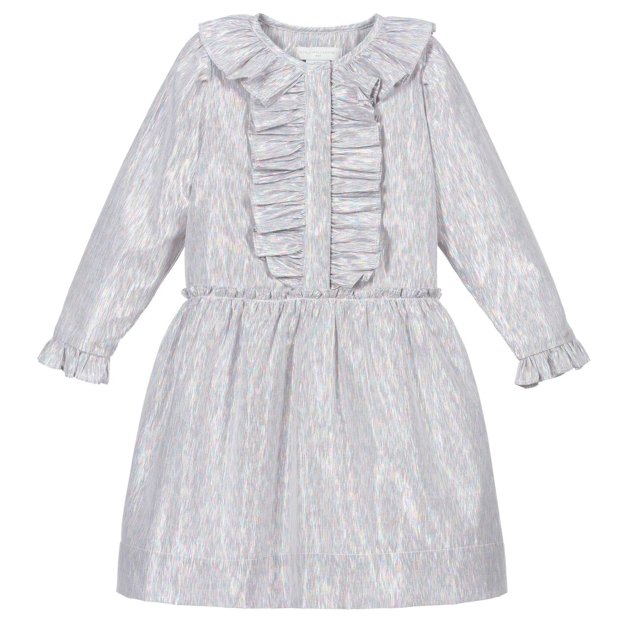 silver dress for kids