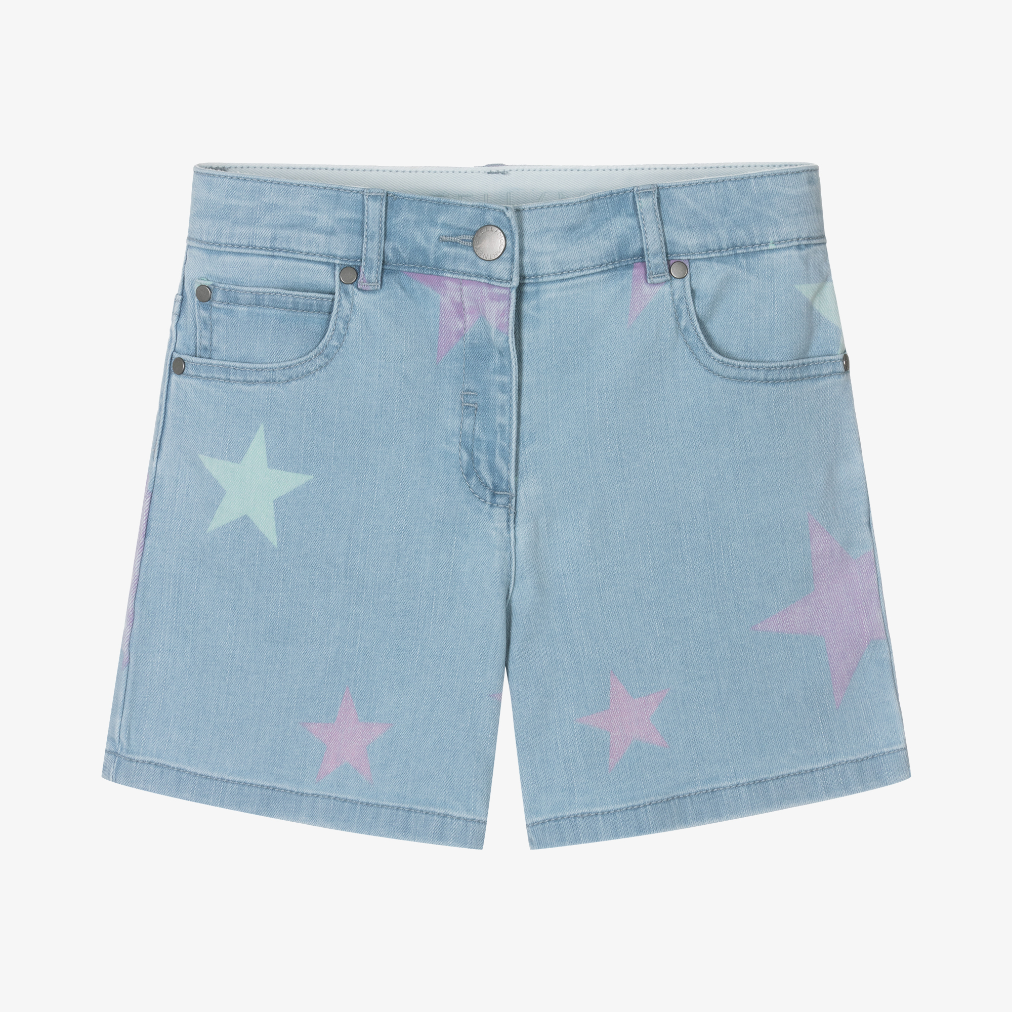 Stella McCartney Kids - Girls Purple Viscose Shorts | Childrensalon