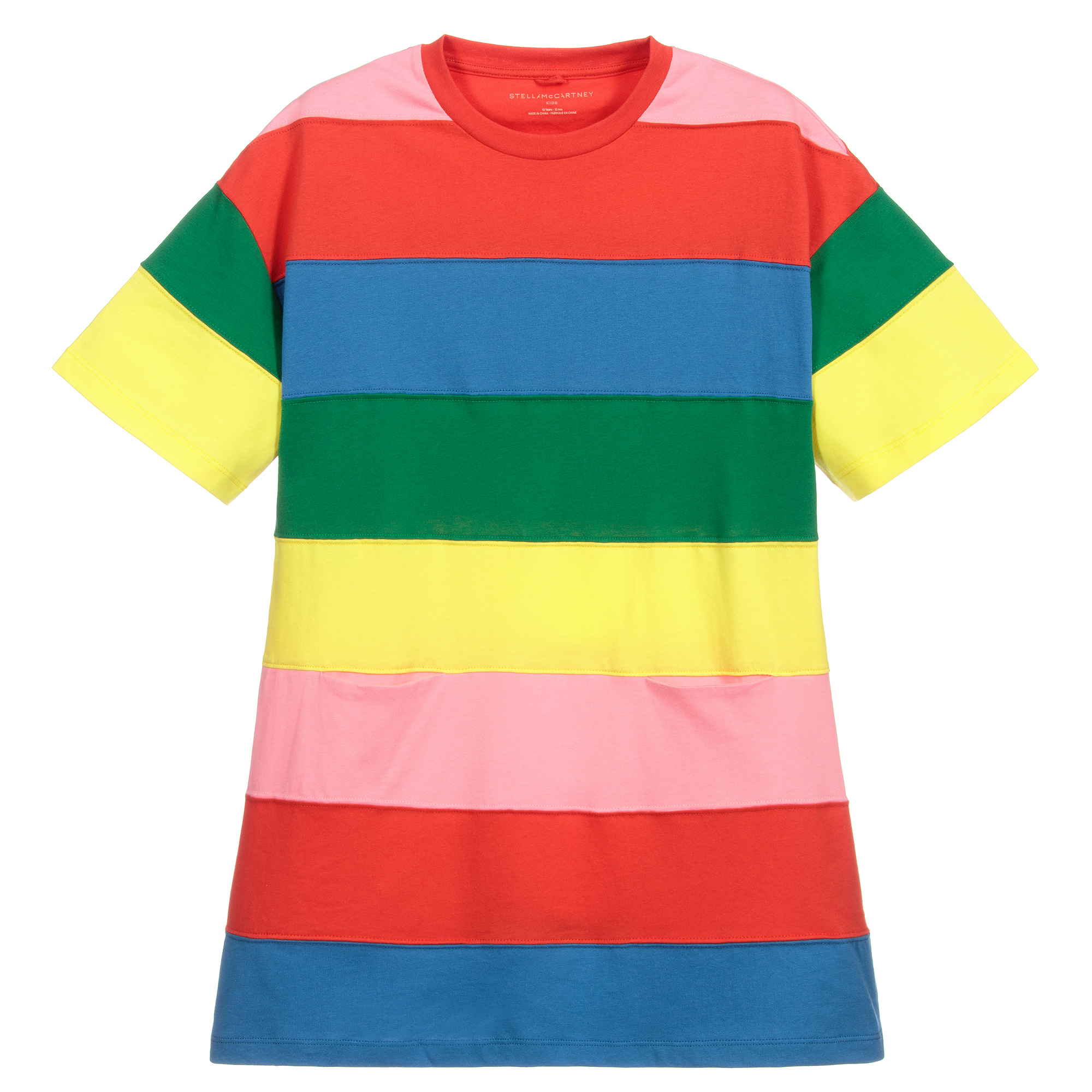 colourful t shirt dress