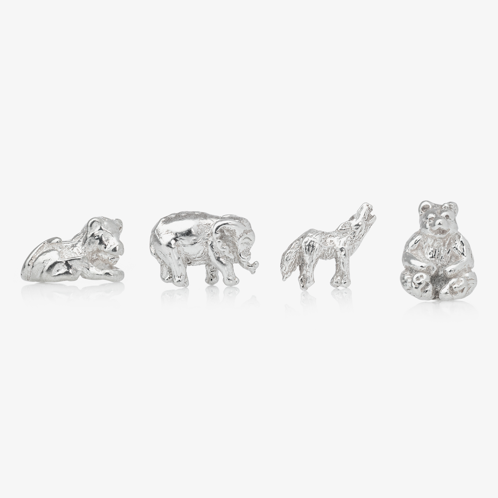 Tales From The Earth - Silver Animal Charms (1cm) | Childrensalon