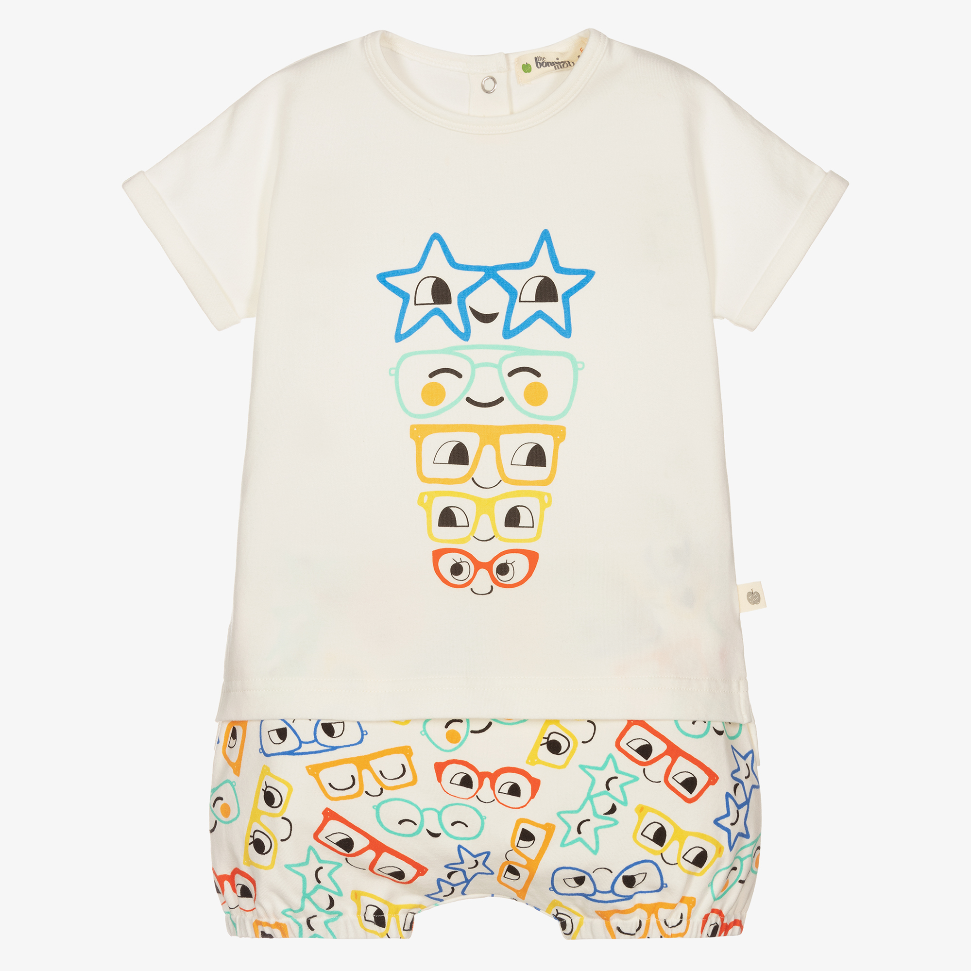 The Bonnie Mob Ensemble Short En Coton Bio Bebe Childrensalon