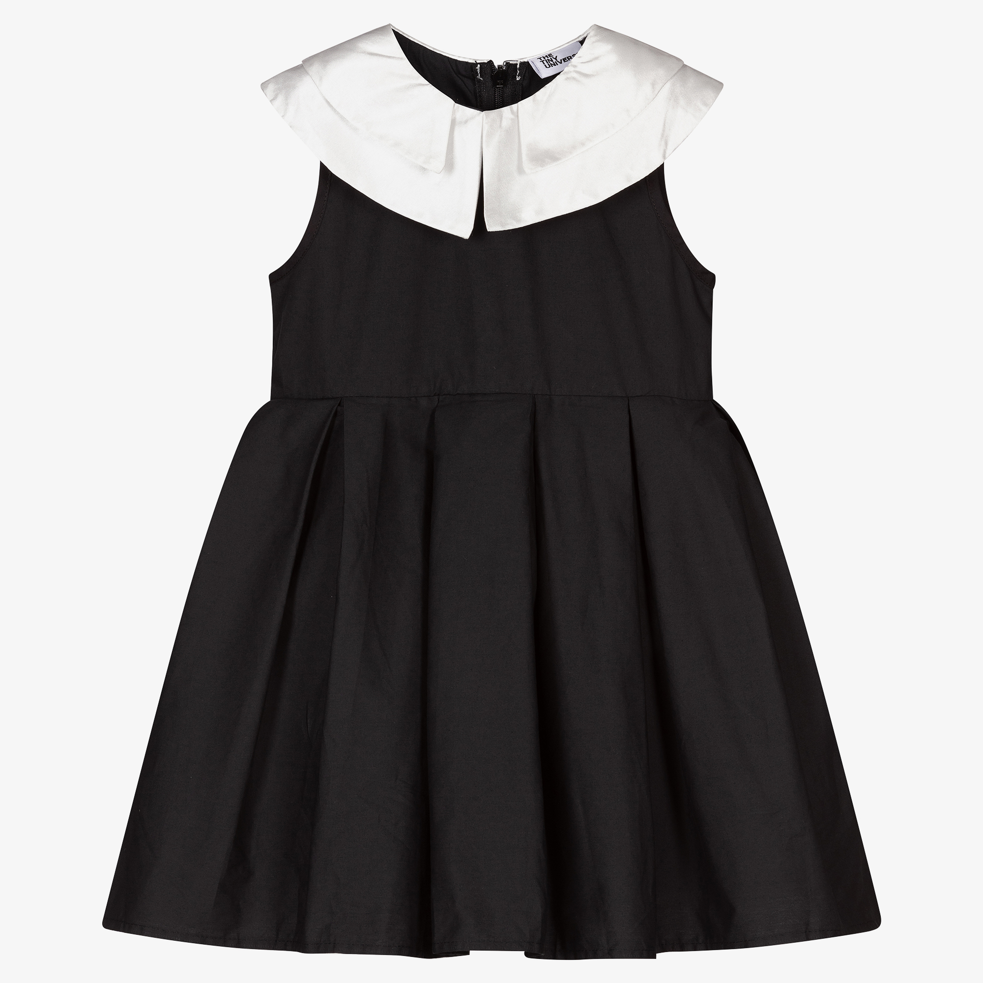 The Tiny Universe - Black 'Tiny Chapel' Cotton Jersey Dress | Childrensalon