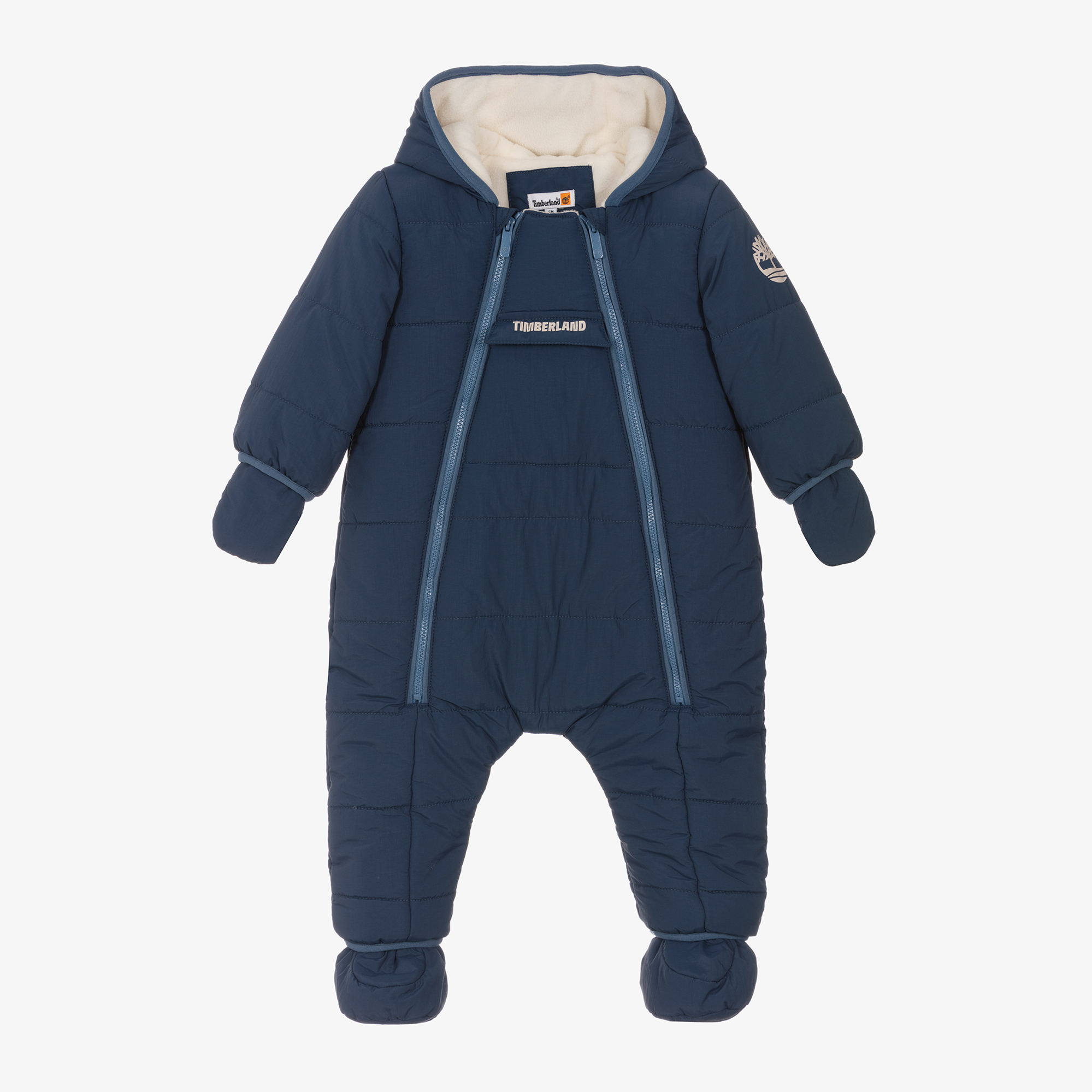 Timberland blue coveralls snowsuit size 12 2024 months