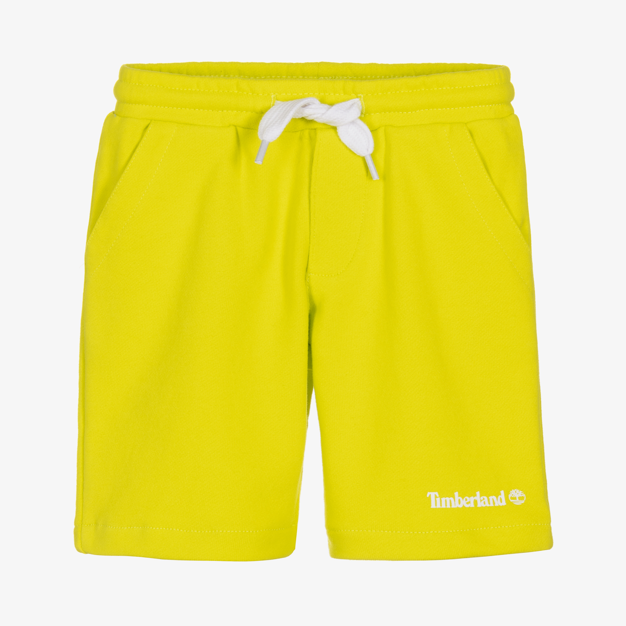 Timberland - Blue Cotton Logo Shorts | Childrensalon