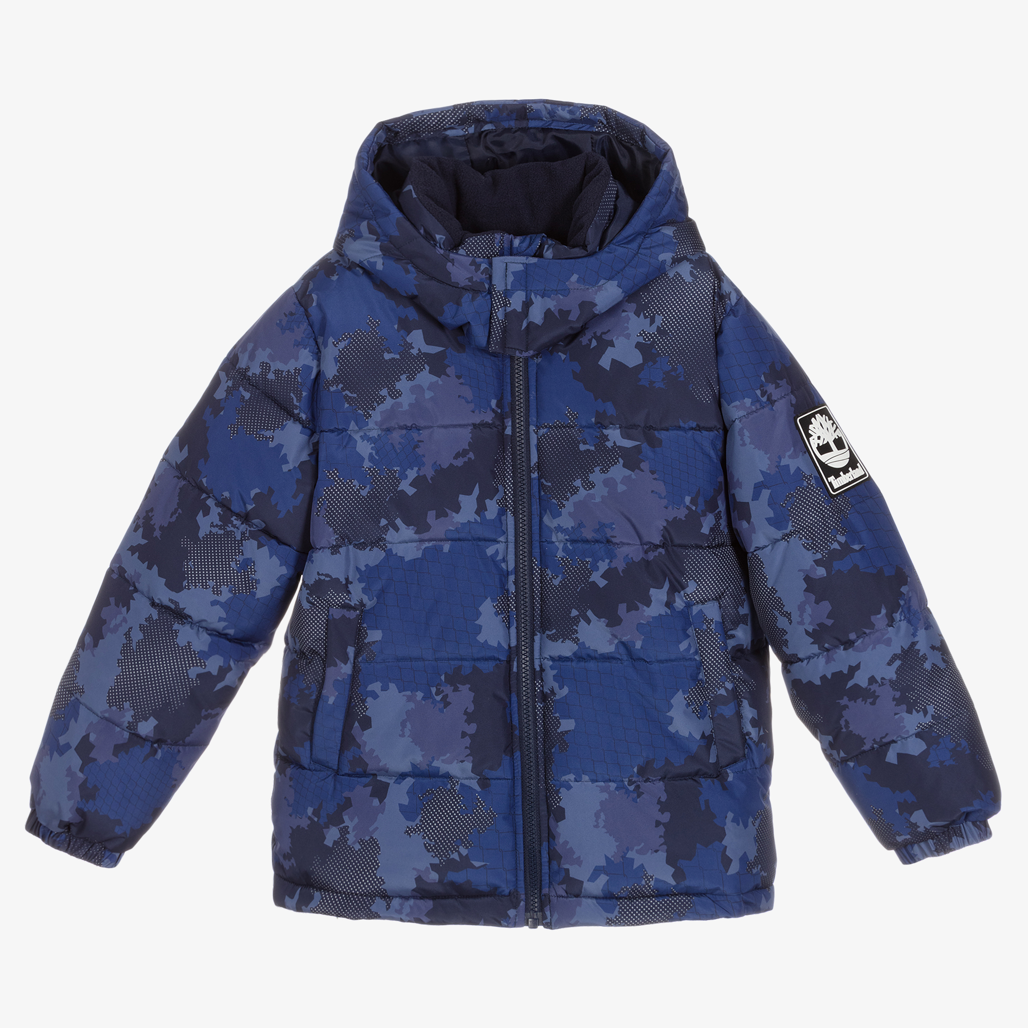 Timberland - Boys Navy Blue Puffer Jacket | Childrensalon