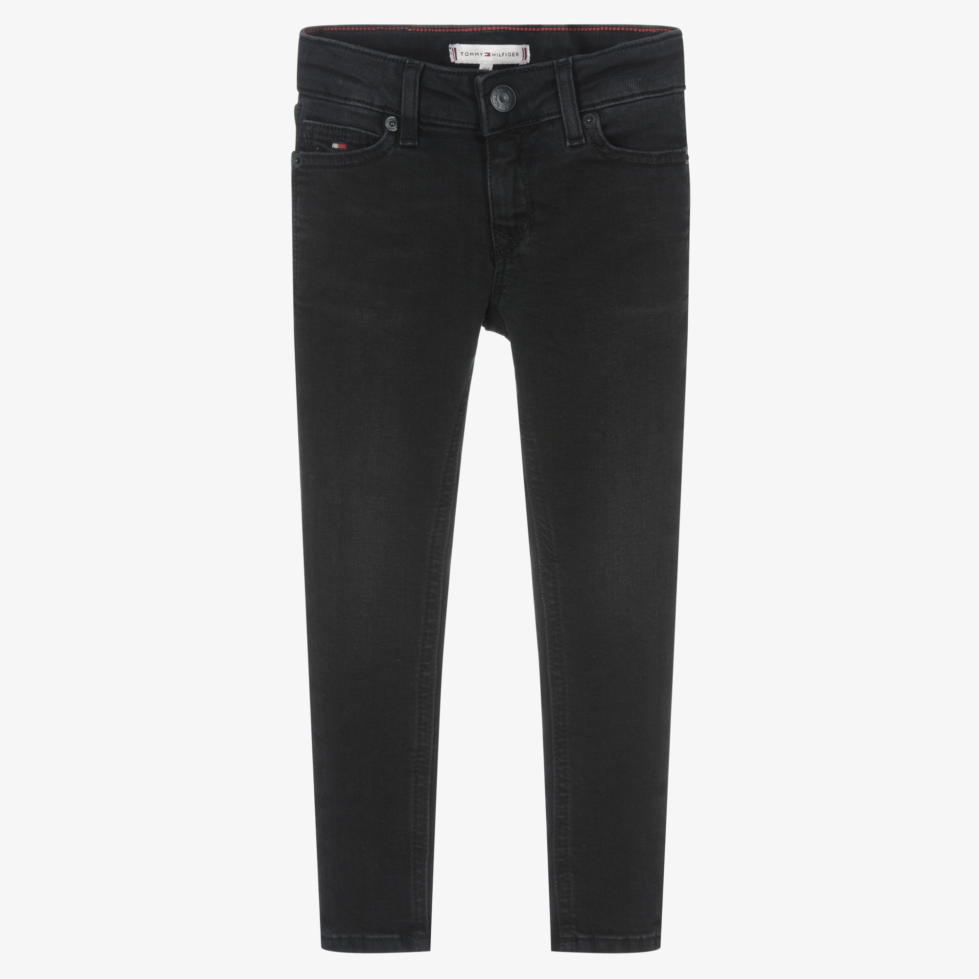 tommy hilfiger womens black skinny jeans