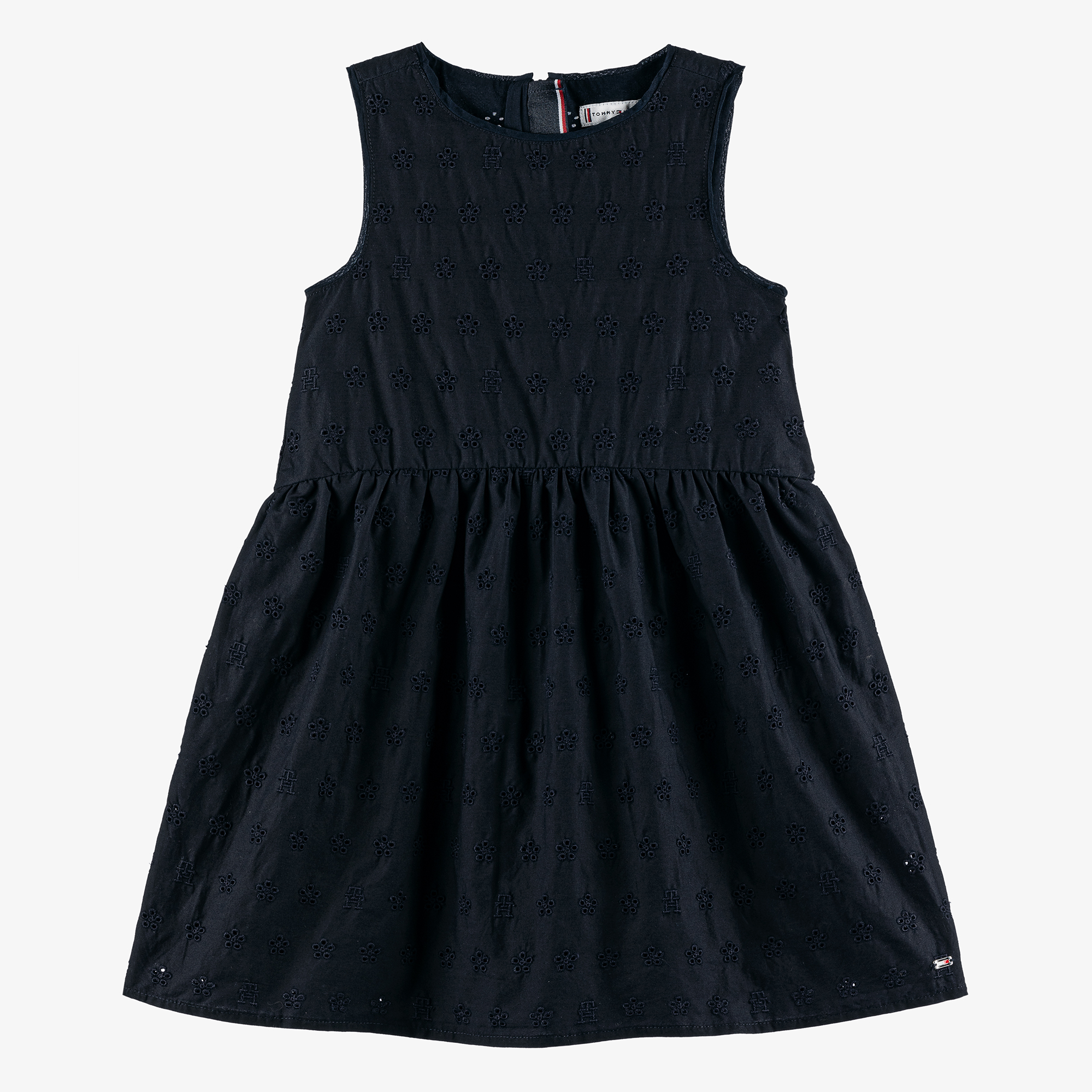 Tommy Hilfiger - Teen Girls Blue Striped Cotton Shirt Dress | Childrensalon