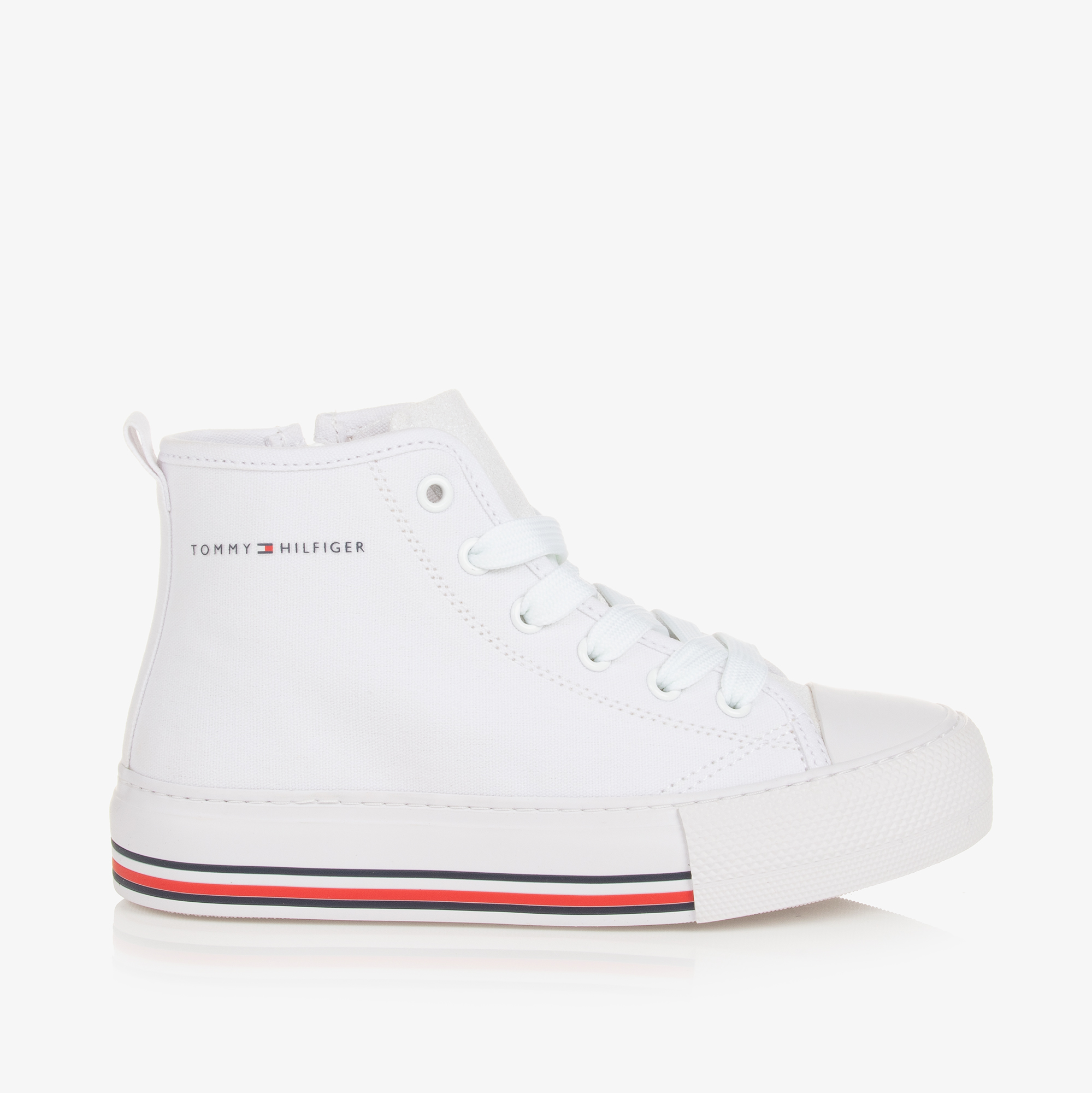 Tommy hilfiger jaz hot sale white trainers