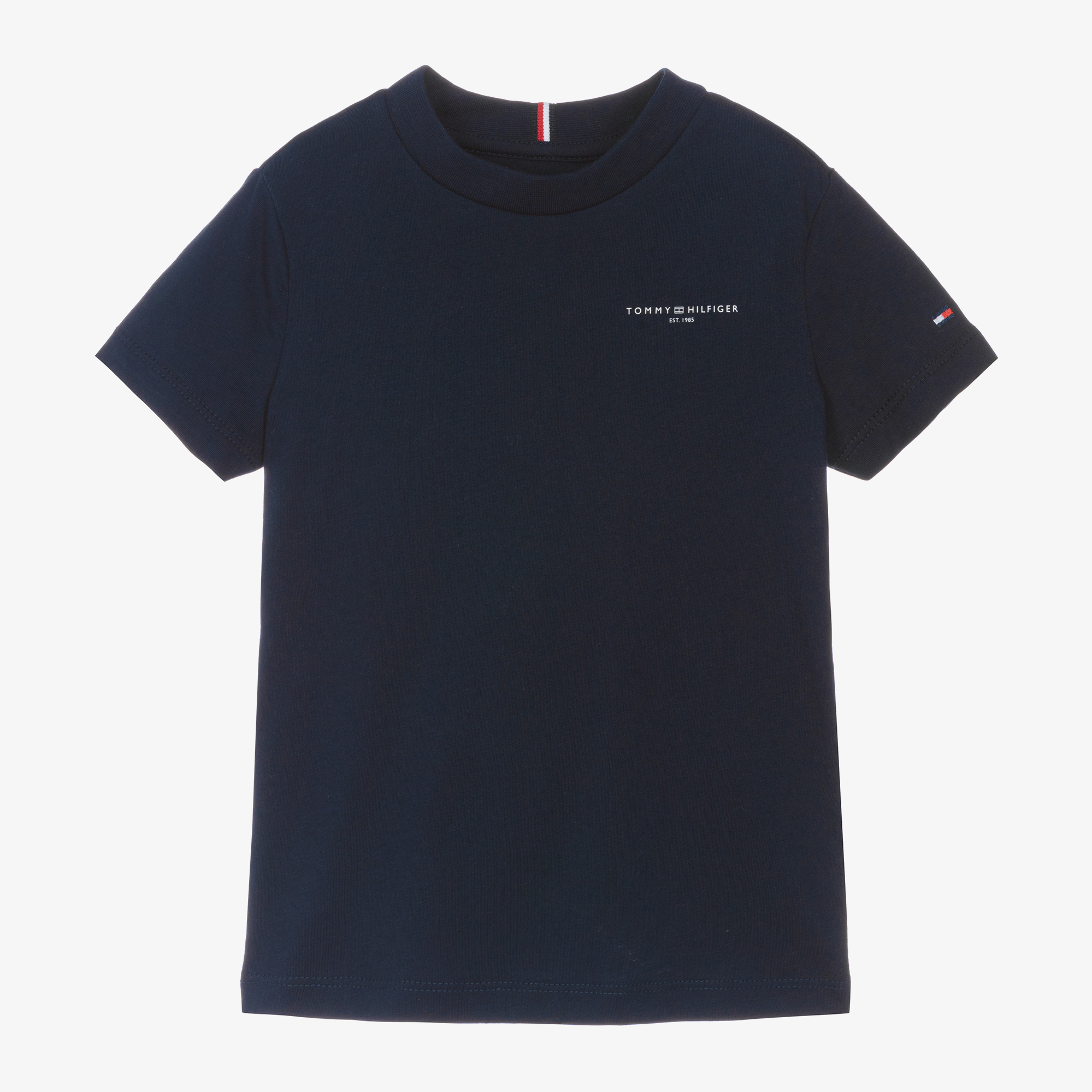 Dark blue tommy hilfiger shirt on sale