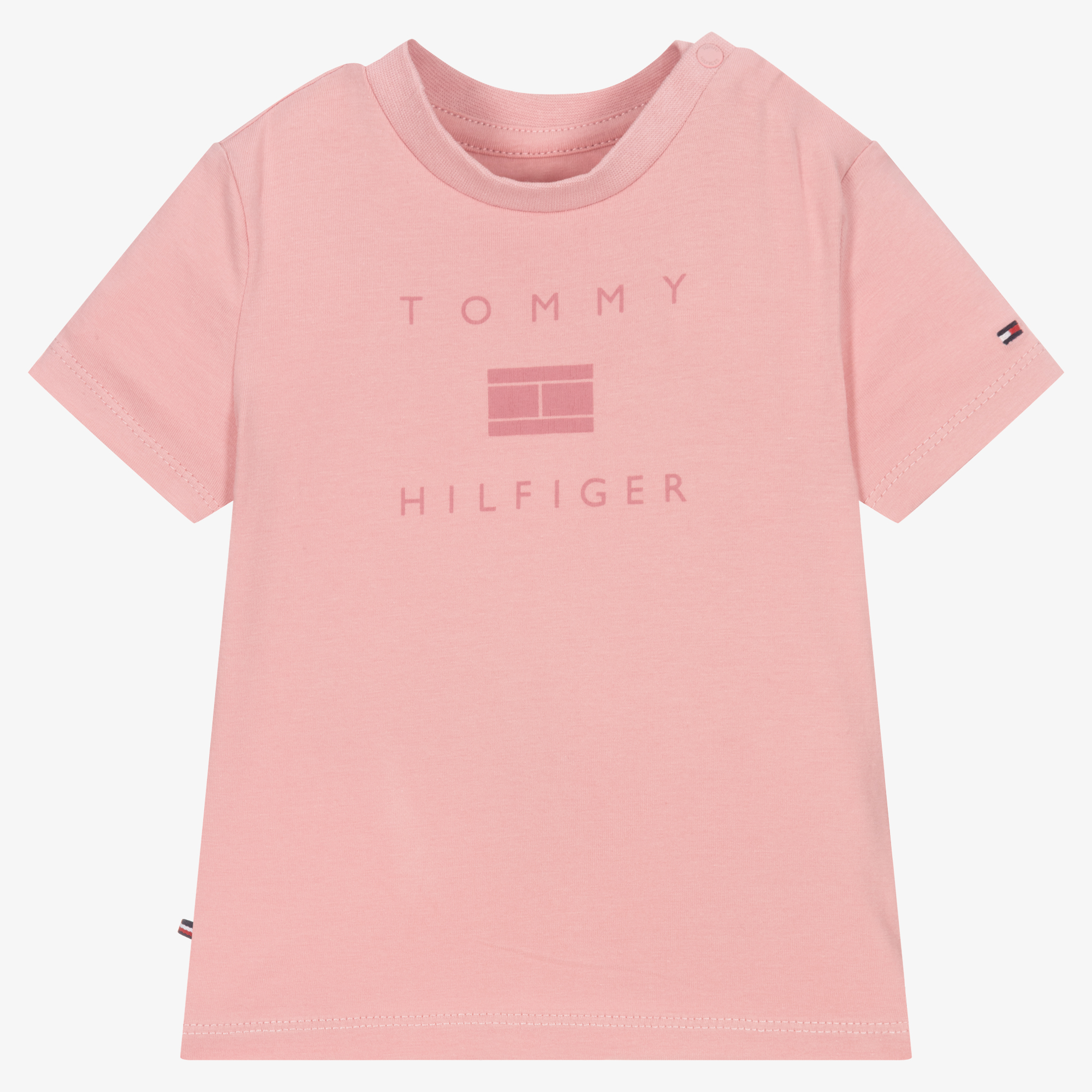 Tommy Hilfiger - Boys Blue Logo T-Shirt | Childrensalon
