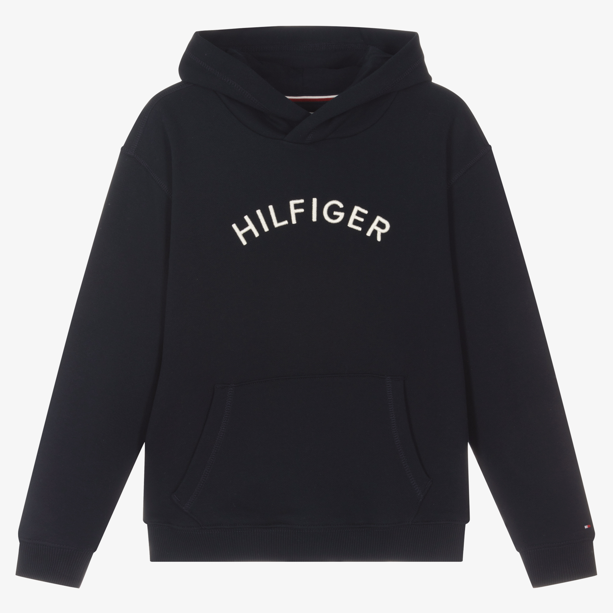 Tommy Hilfiger - Teen Girls Blue Logo Hoodie | Childrensalon