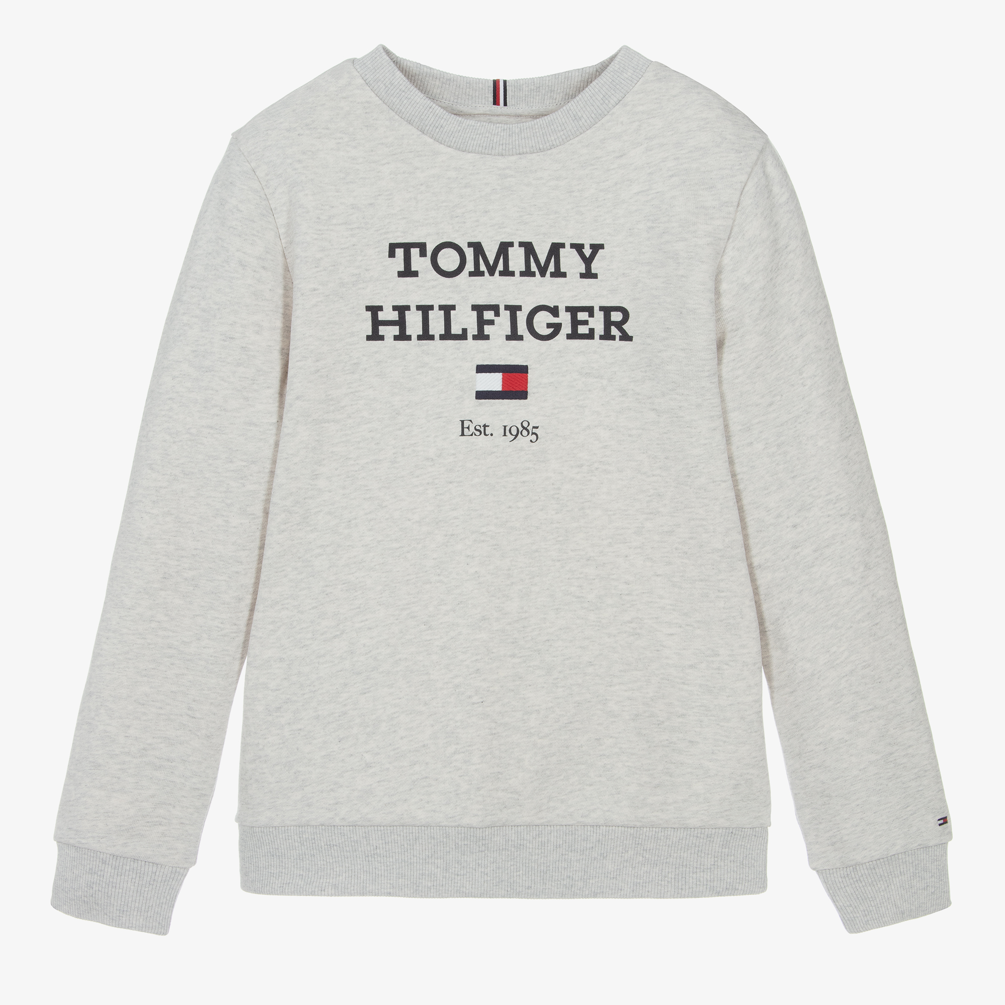 Grey tommy clearance sweatshirt