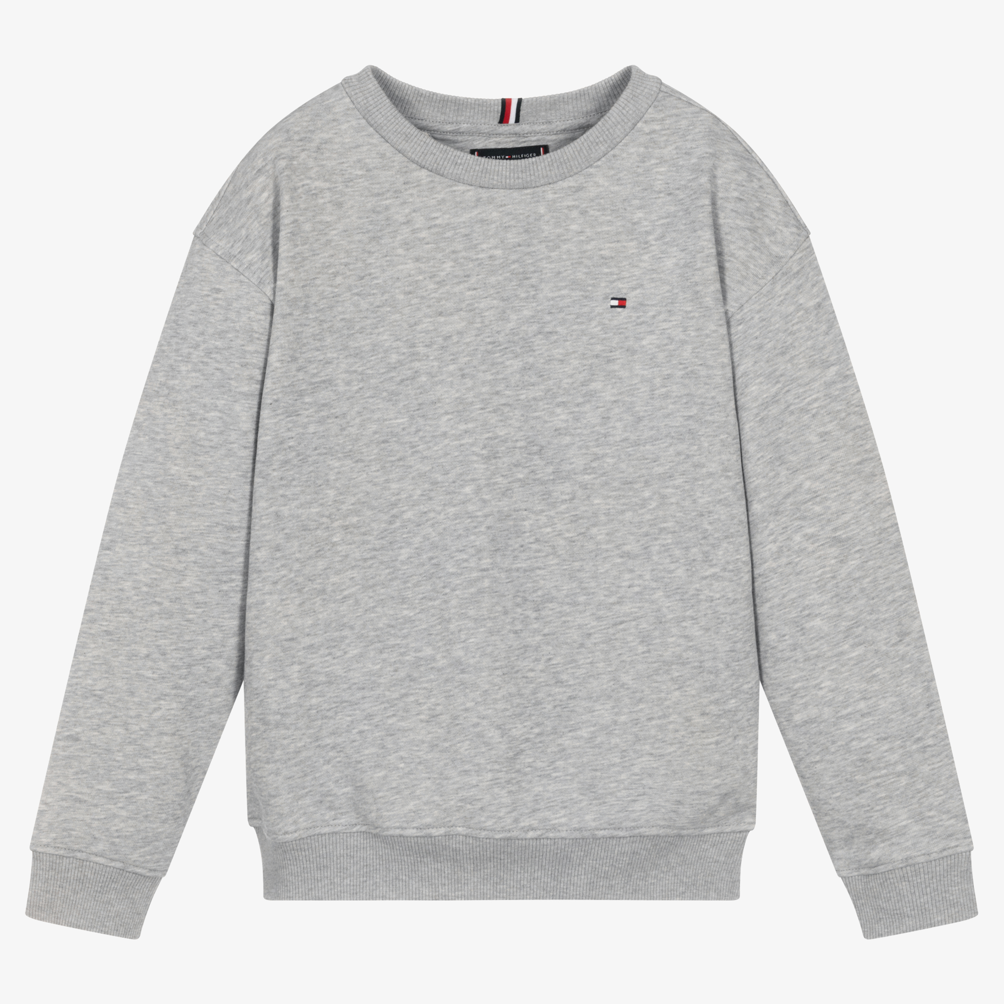 Tommy Hilfiger - Pink & Grey Logo Sweatshirt | Childrensalon
