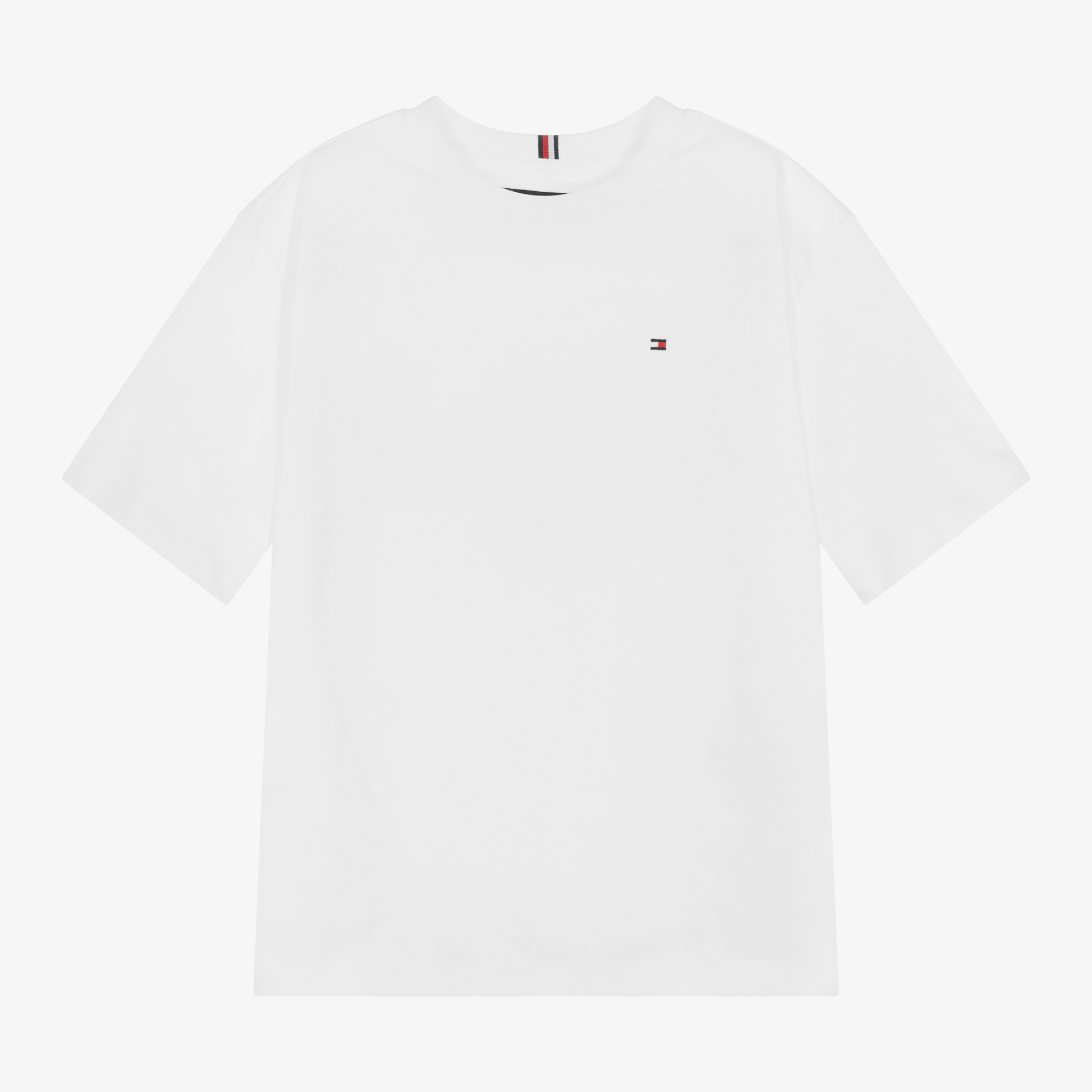 Tommy Hilfiger - Teen White Cropped T-Shirt | Childrensalon