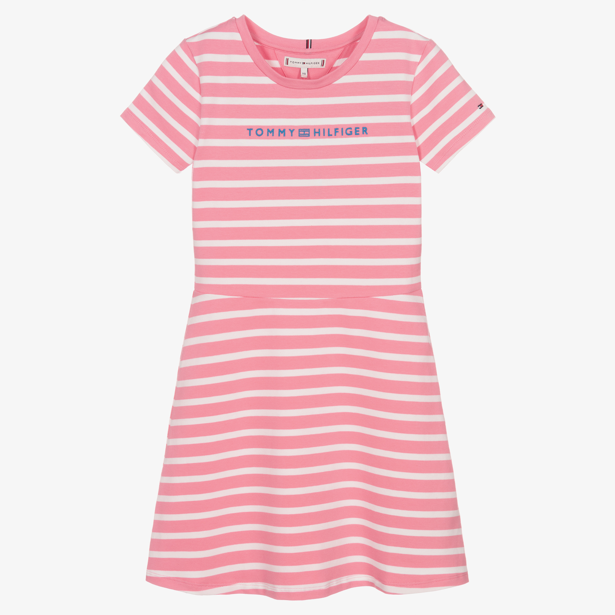 Tommy Hilfiger - Girls Pink Sweatshirt Dress | Childrensalon