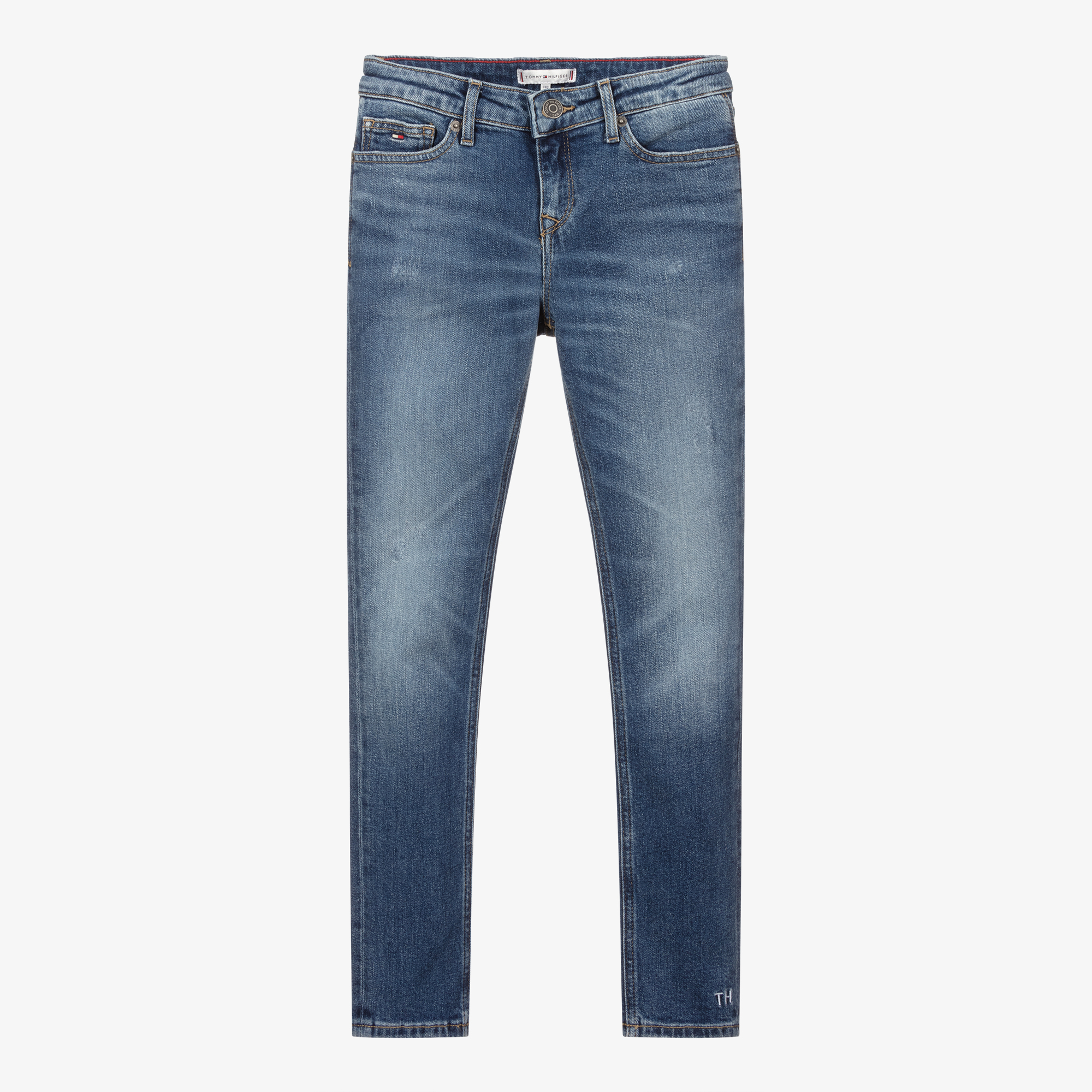 Tommy Hilfiger - Embroidered Straight Fit Jeans | Childrensalon