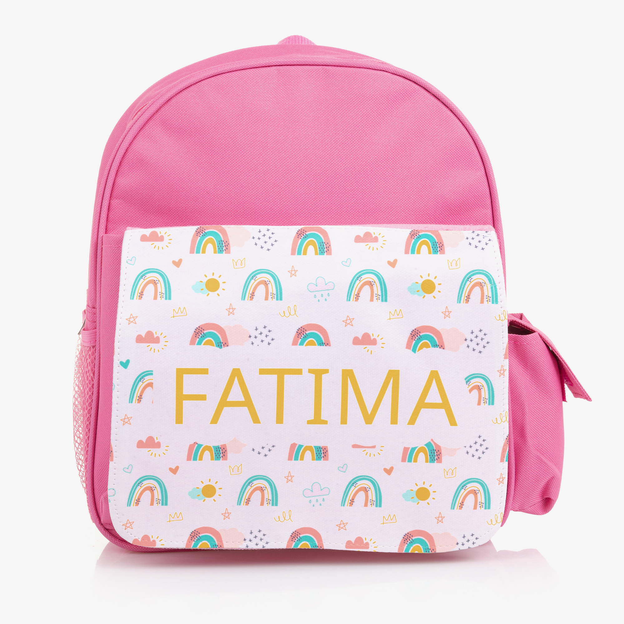 Personalised brandless girls backpack