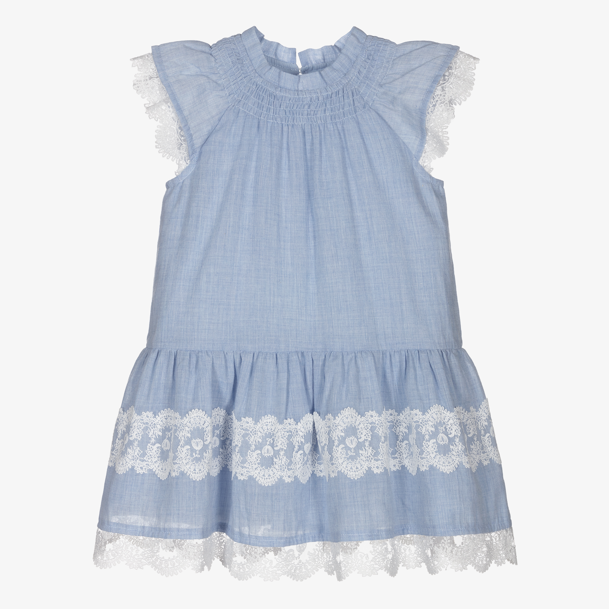 Tutto Piccolo - Girls Pink Dress With Ruffles 