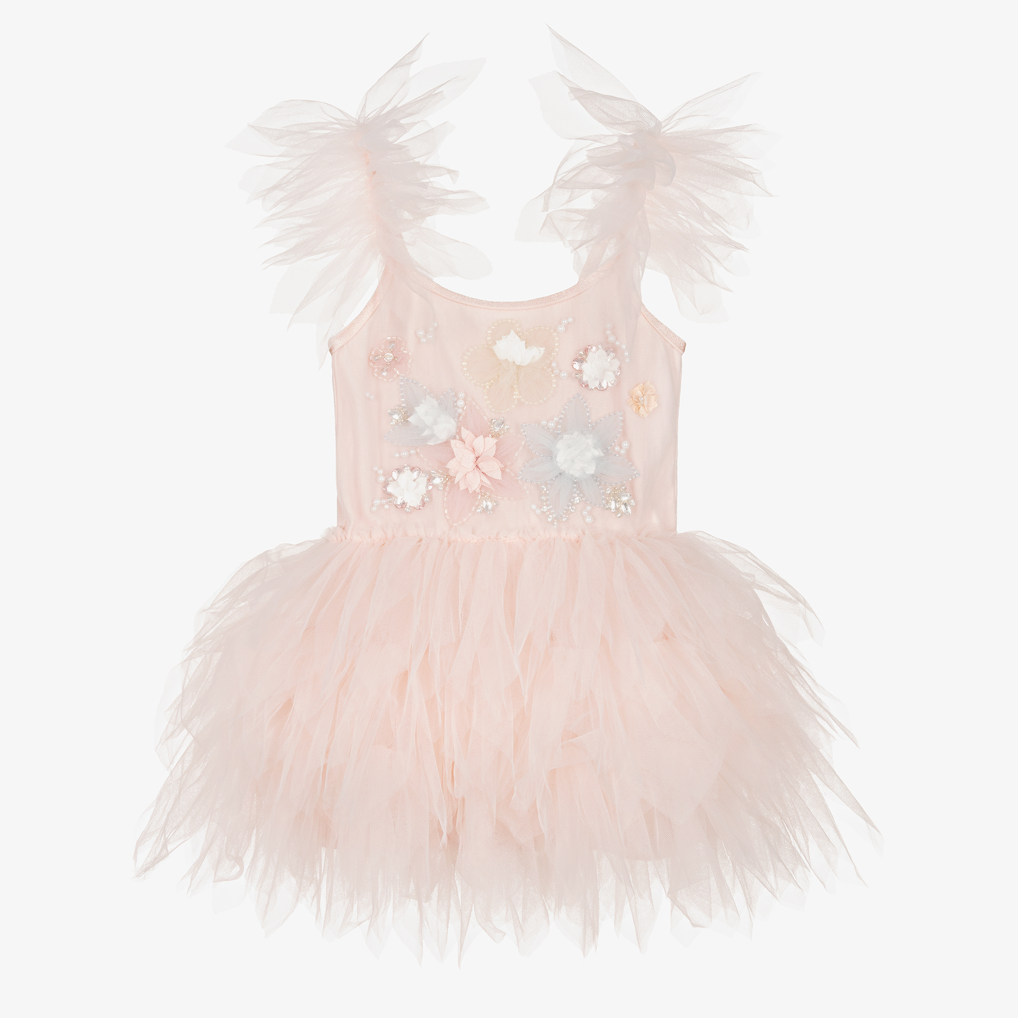 Tutu du Monde - Girls Pink Tulle & Sequin Dress | Childrensalon
