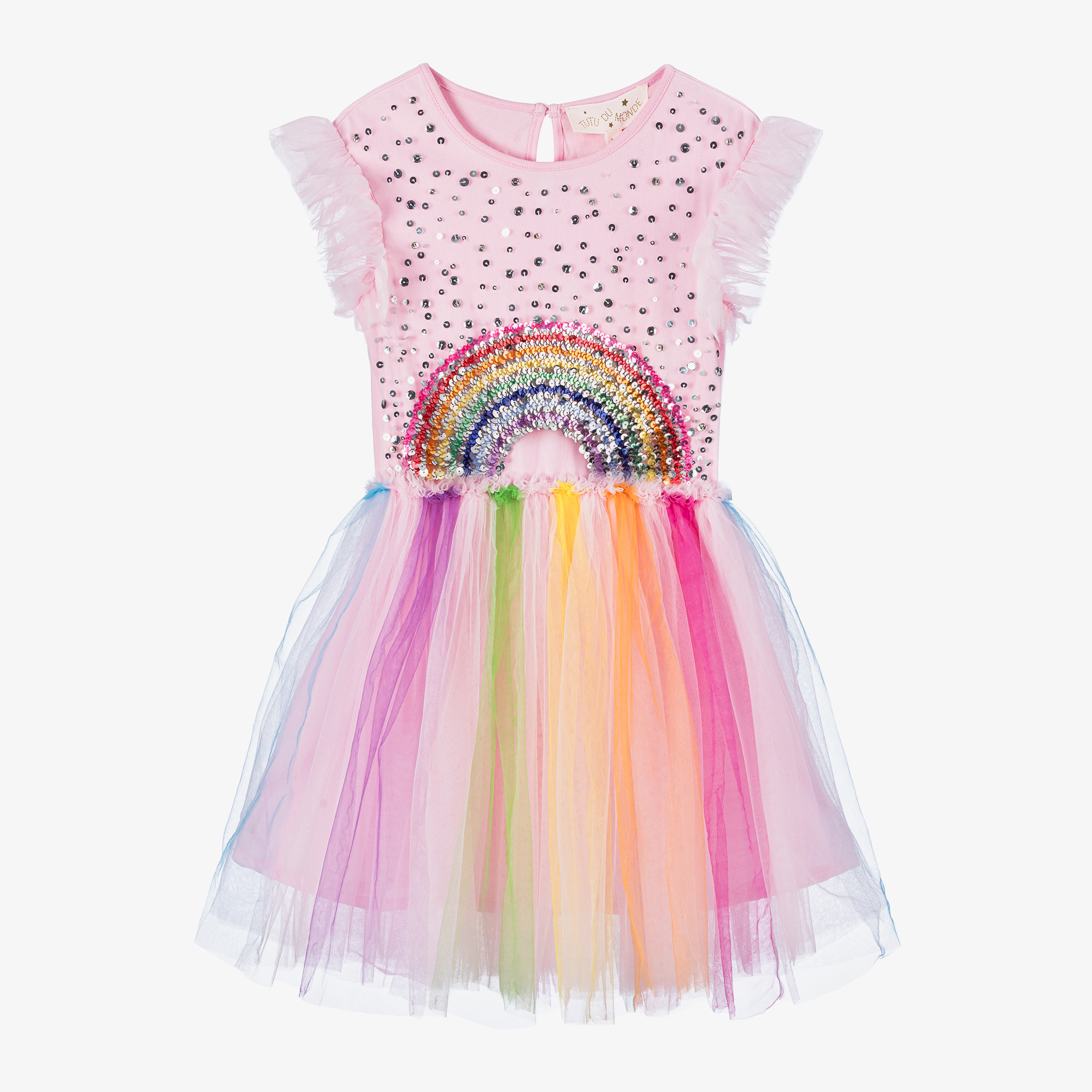 Rainbow tutu dress best sale