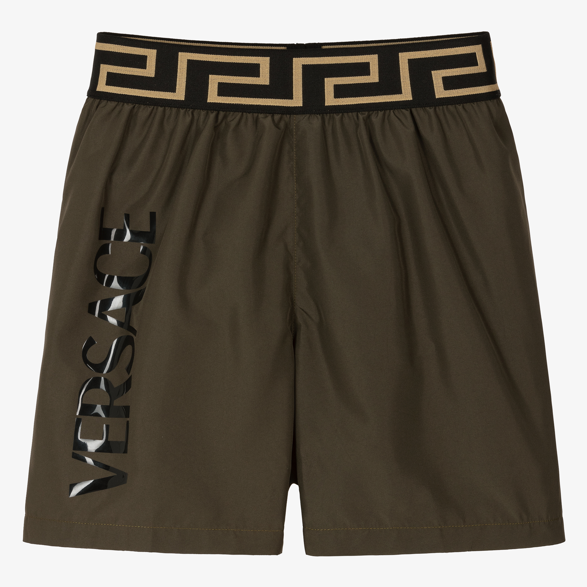 Versace - Baby Gold Barocco Swim Shorts | Childrensalon