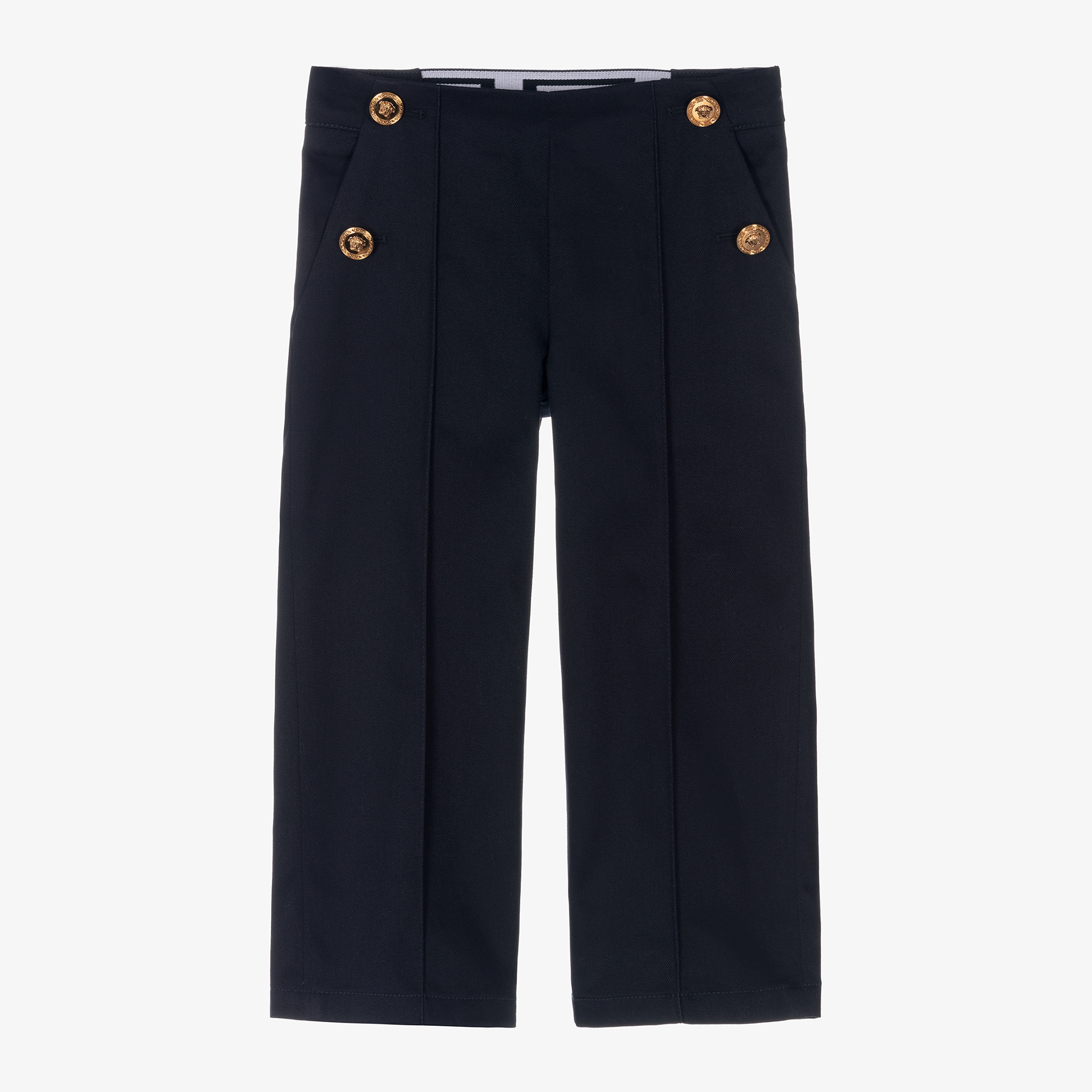 Versace - Boys Smart Black Trousers | Childrensalon