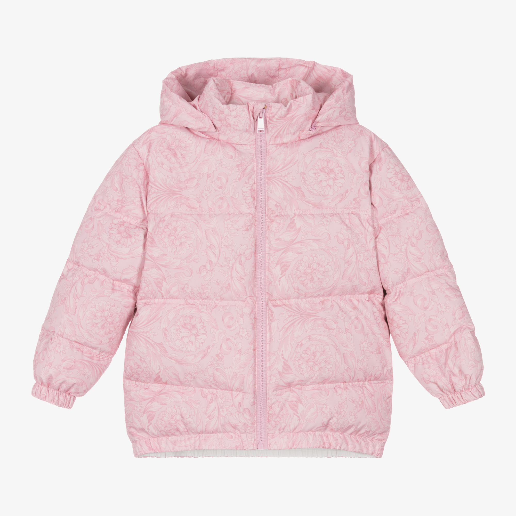 Versace puffer hot sale coat women's