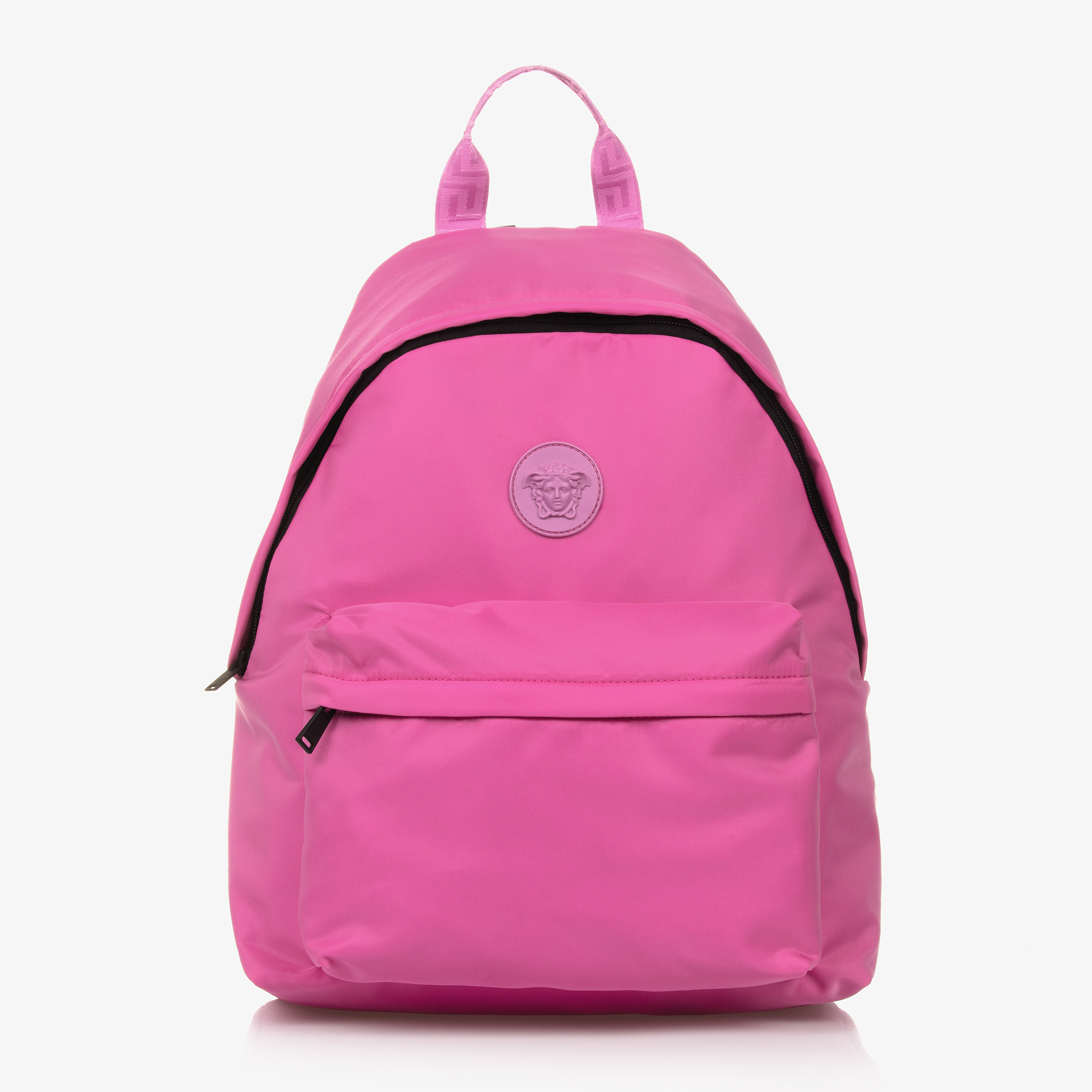 Versace Pink Medusa Logo Backpack 39cm