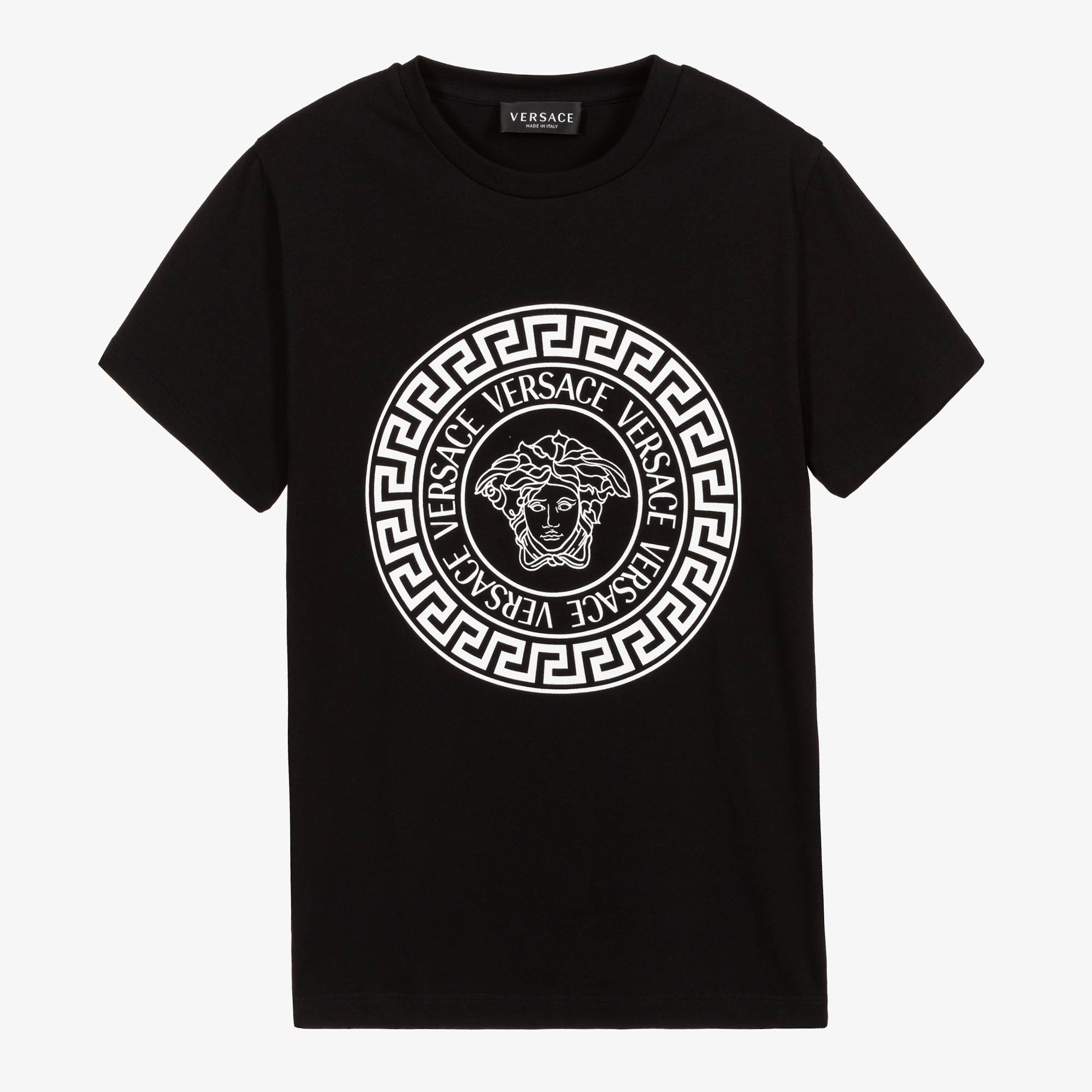 Versace - Teen Orange Medusa Cotton T-Shirt | Childrensalon