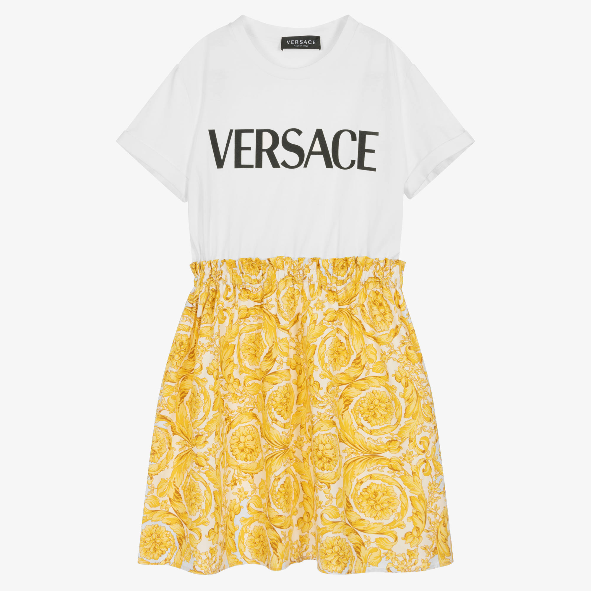 Versace - Green Silk Dress | Childrensalon