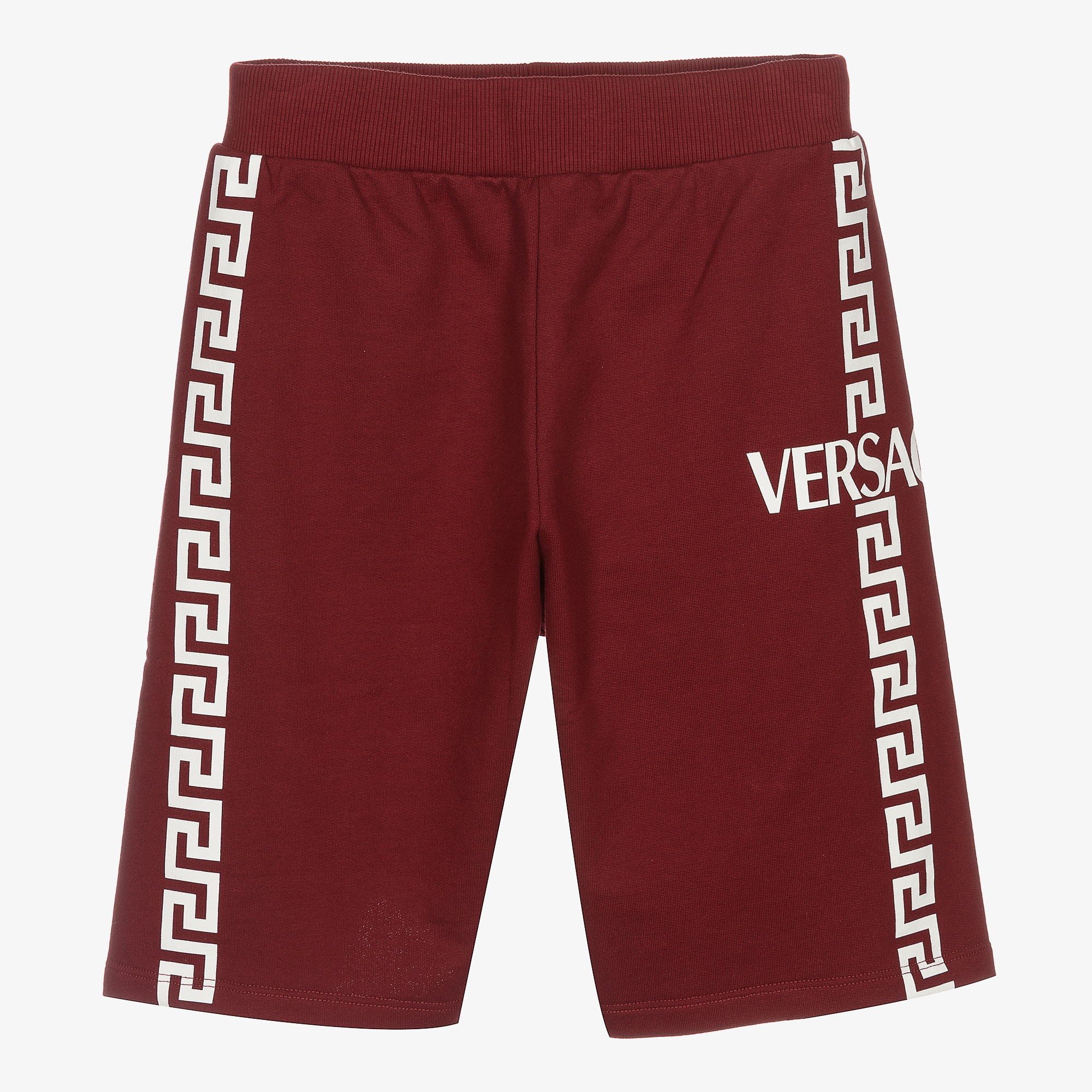 red versace shorts