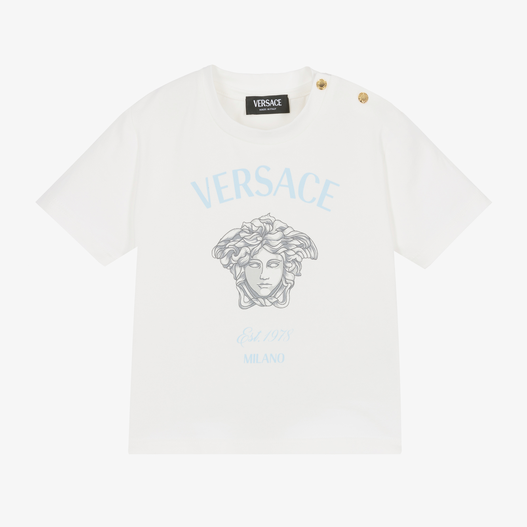 2024 YOUNG VERSACE SHIRT BABY BOY 3-6 MONTHS