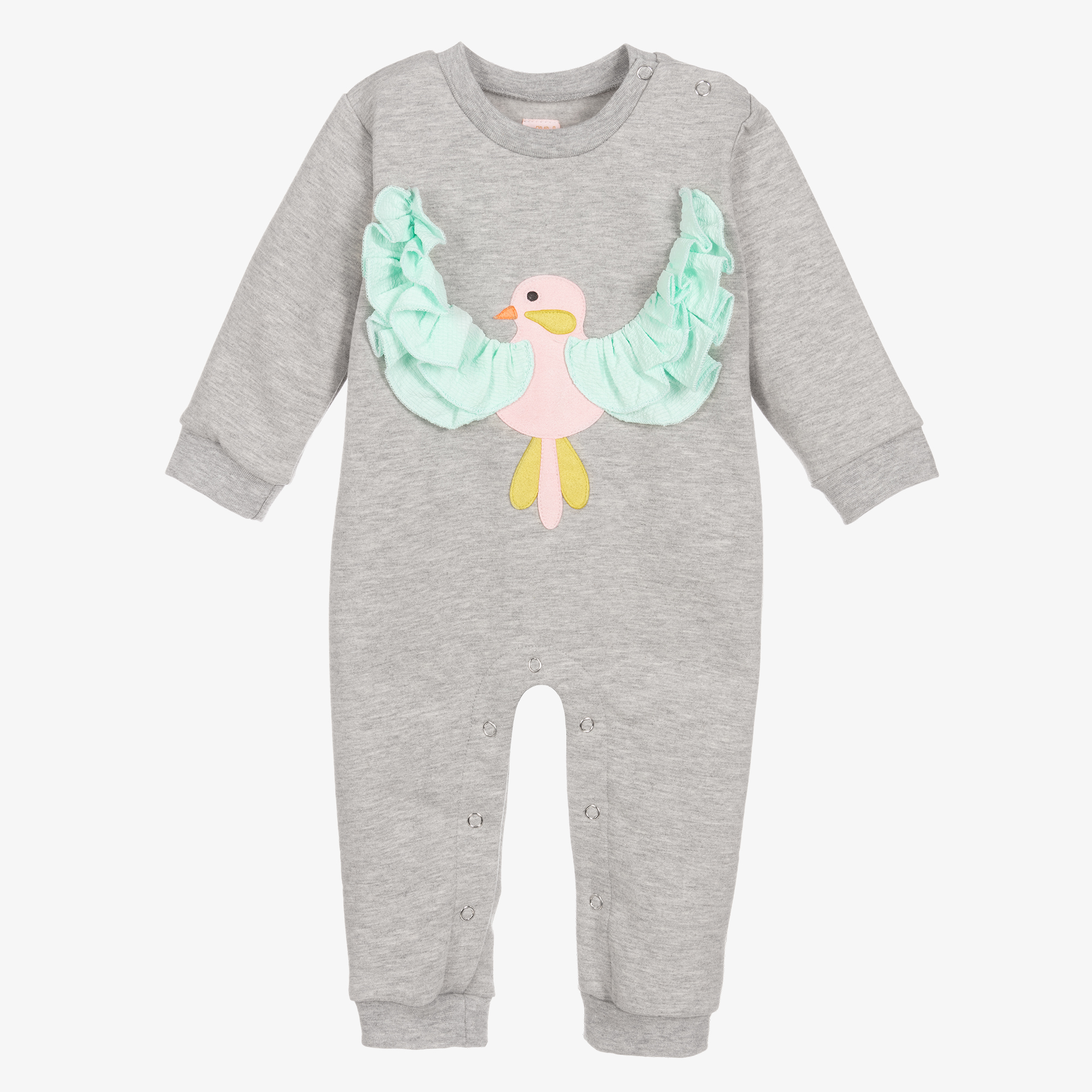 Girls hotsell grey romper