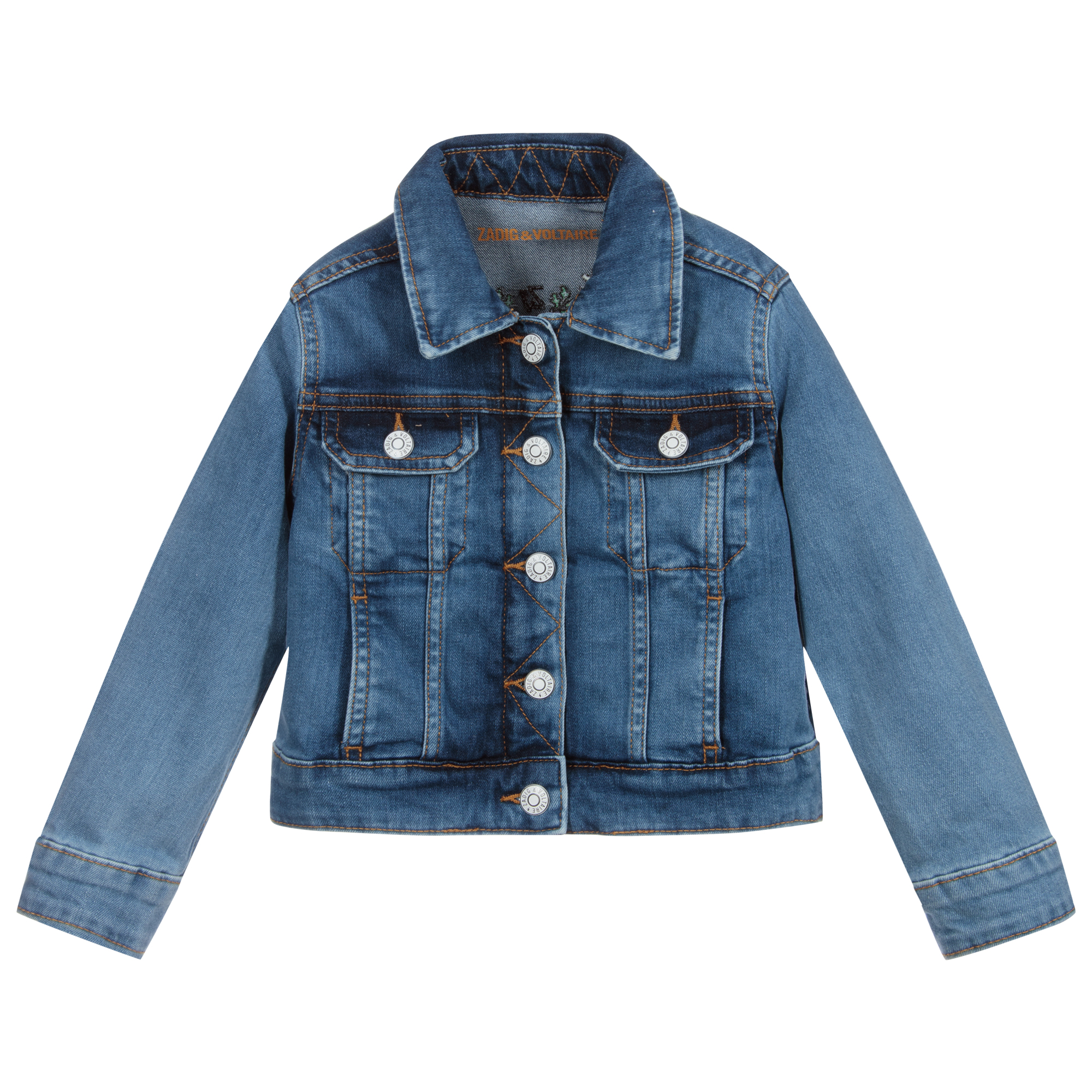 Zadig & Voltaire Kids - Green Camo Cotton Jacket | Childrensalon